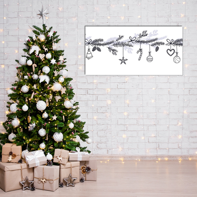 Acrylic Print Winter holidays Christmas Decorations