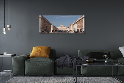 Canvas print Rome building roads cathedral