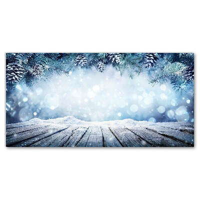 Canvas print Winter Snow Christmas Tree