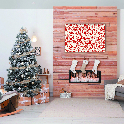 Canvas print Reindeer Decoration Winter holidays