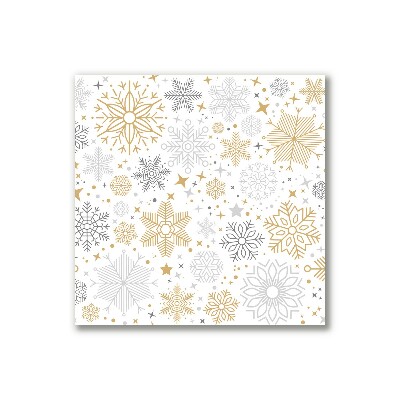 Canvas print Snowflakes Christmas Winter