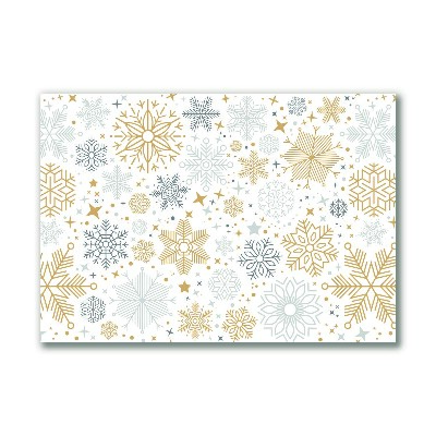 Canvas print Snowflakes Christmas Winter