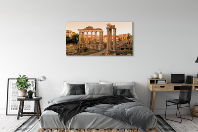 Canvas print Rome sunrise roman forum