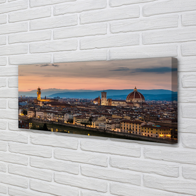 Canvas print Italy panorama cathedral mountains