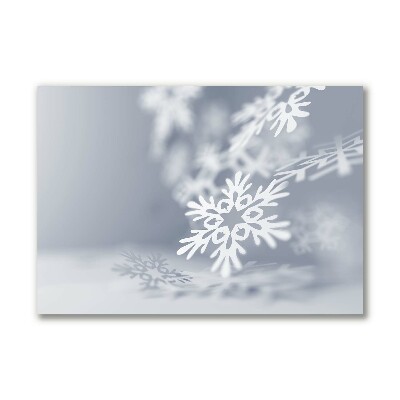 Canvas print Snowflake Christmas Decoration