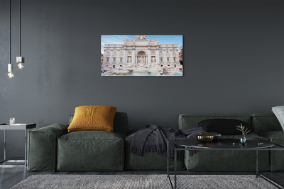 Canvas print Rome fountain cathedral
