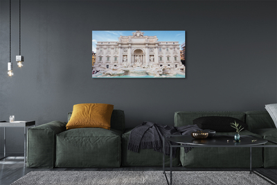 Canvas print Rome fountain cathedral