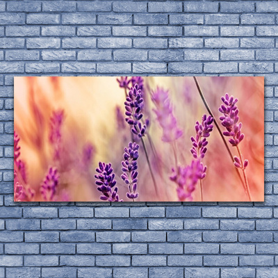Canvas Wall art Flowers floral purple pink