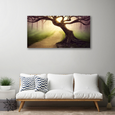 Canvas Wall art Tree nature brown
