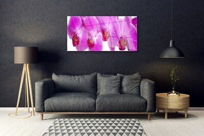 Glass Print Flowers floral pink