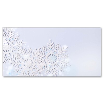 Glass Print Snowflakes Winter Snow