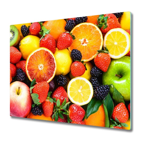 Chopping board Colorful fruits