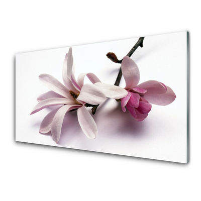Acrylic Print Flower floral white