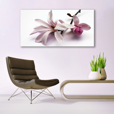 Acrylic Print Flower floral white