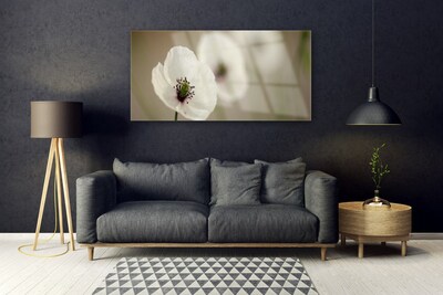 Plexiglas® Wall Art Flower floral white