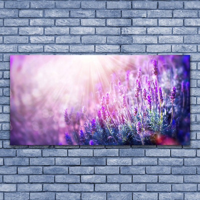 Plexiglas® Wall Art Flowers floral pink purple