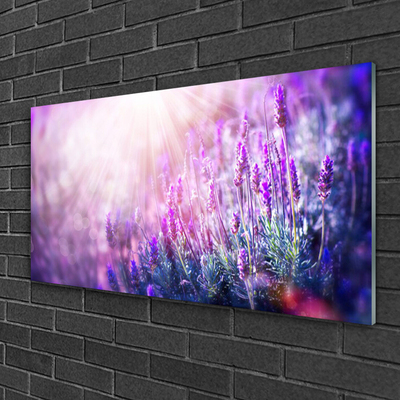 Plexiglas® Wall Art Flowers floral pink purple
