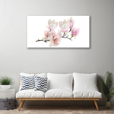 Plexiglas® Wall Art Flowers floral pink white