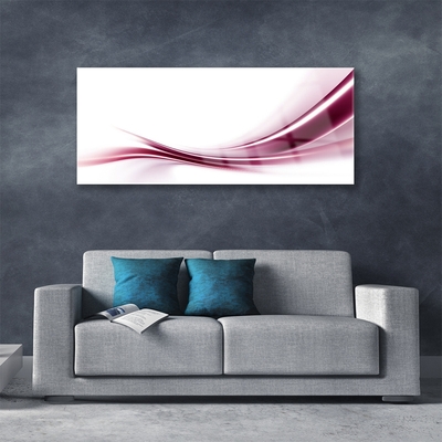 Plexiglas® Wall Art Abstract art red white grey