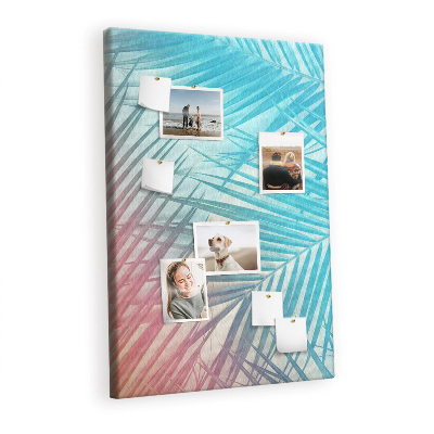 Pin board Tropical palm leaves