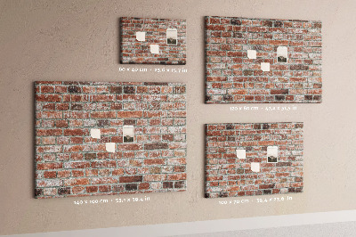 Pin board Brick wall