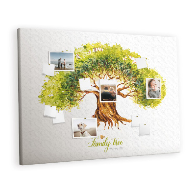 Pin board Family tree