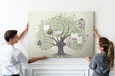 Decorative corkboard Symbolic tree