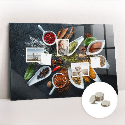 Magnetic kitchen board Spices