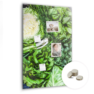 Kitchen magnetic board Juicy lettuce