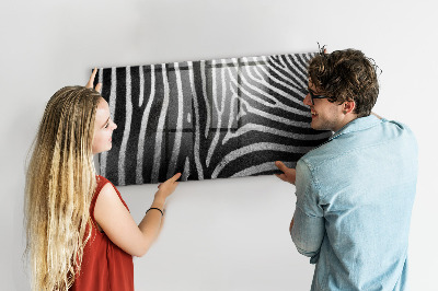 Magnetic board for kids Zebra pattern