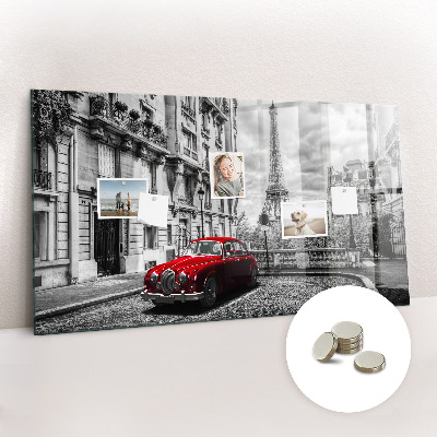 Office magnetic board Old car city