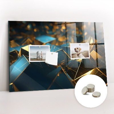 Magnetic notice board Decorative abstraction