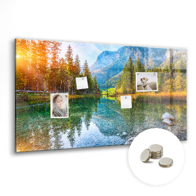 Decorative magnetic board Mountain Landscape River