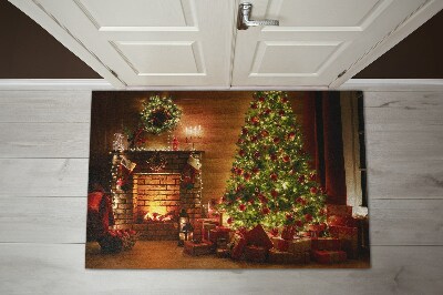 Door mat Christmas tree