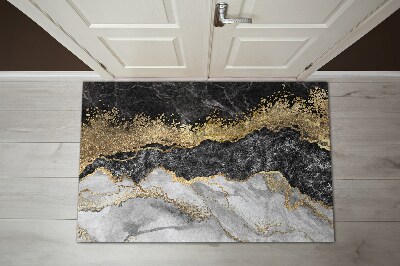Door mat Golden marble