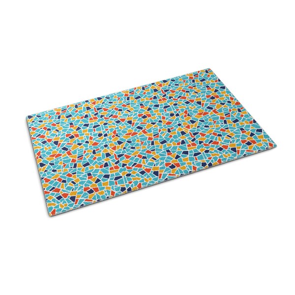 Washable door mat Colorful abstraction