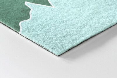 Washable door mat Mountains abstraction