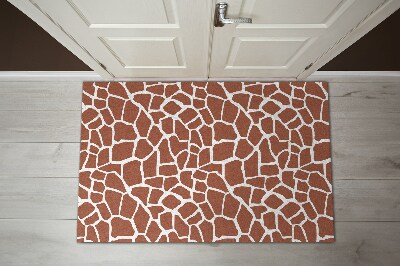 Washable door mat Giraffe stains