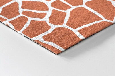 Washable door mat Giraffe stains