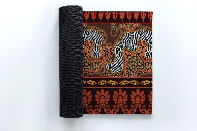 Door mat indoor Africa animals abstraction