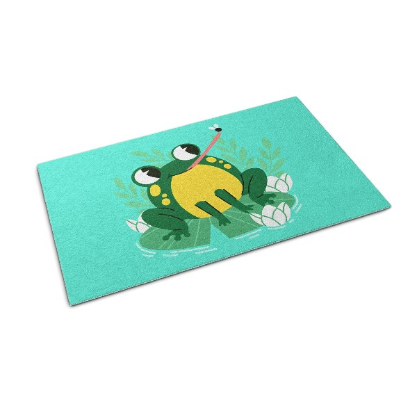 Washable door mat Frog
