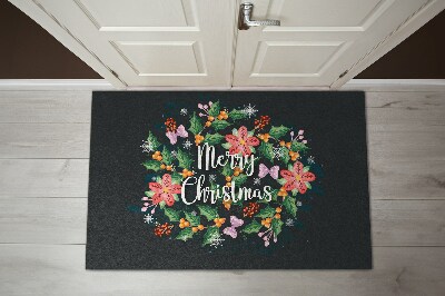 Doormat Happy Holidays Christmas