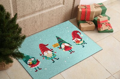Door mat Christmas dwarfs