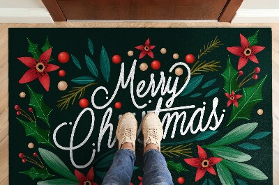 Door mat Christmas theme