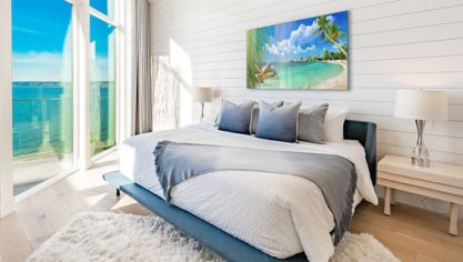 What painting to hang over the bed in the bedroom?